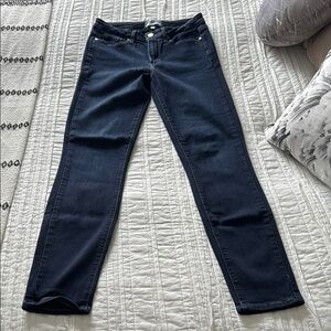 Paige Denim Hoxton Ultra Skinny Jean, Size 28, dark wash